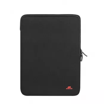 RIVACASE Antishock 5221 MacBook 13 Sleeve, vertikal, schwarz, Doppelreißverschluss
