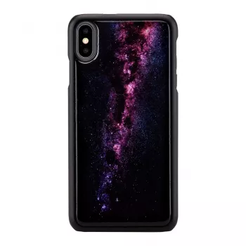 Handyhülle iKins für iPhone XS Max — milky way Schwarz