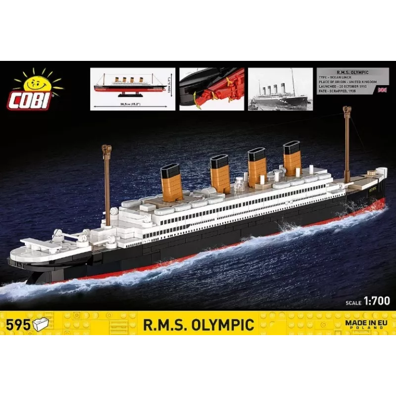 Bausatz Cobi Blocks R.M.S. Olympic 59 Blöcke — 59-teiliges Modellbau-Set