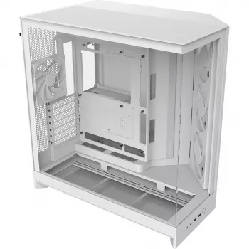 PC-Gehäuse NZXT H9 Flow RGB Midi Tower Weiß
