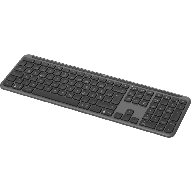 Logitech K950 Signature schlank Tastatur Office RF Wireless + Bluetooth QWERTZ Deutsch Graphit