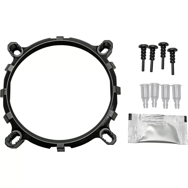 Luftkühler INTER-TECH 4P90 Bulk, 92-mm-Hydrauliklüfter, 125 W TDP, kompatibel mit AM5/AM4/AM3 und LGA 1700/1200/115x/775