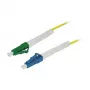 Synergy 21 LWL-1-Faser-Patchk. 5mtr.LC-LC APC 9/125u OS2 G657A2 AD 2mm flexible - Single- bzw. Monomode-Faser - 5 m