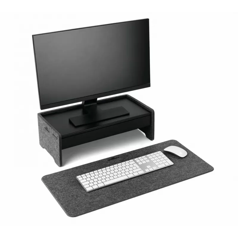 Schublade Durable 508201 Monitorhalterungs-Zubehör Schwarz Metall 468 mm Breite 221 mm Tiefe 53 mm Höhe