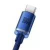 Baseus Crystal Shine Kabel USB auf USB-C, 100W, 2m (blau)