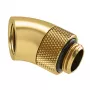 Barrow Winkeladapter 45° G1/4 Außengewinde auf G1/4 Innengewinde drehbar, gold, Modell TWT45-B01