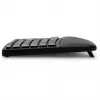 Kensington ProFit Ergo Wireless-Tastatur FR, Full-Size (100%), Kabelgebunden & Kabellos, RF Wireless + USB, AZERTY, Schwarz