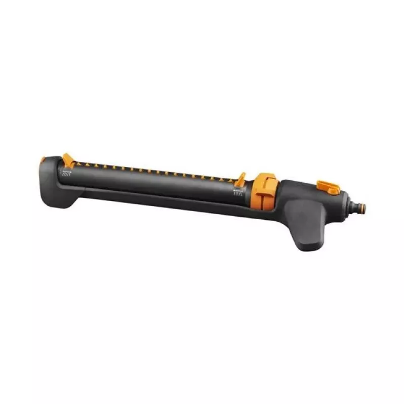 Fiskars 1027028 Wassersprenger Oszillierender Wassersprenger Schwarz, Orange