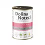 Nassfutter für Hunde Dolina Noteci Premium reich an Kalbfleisch mit grünen Erbsen 400 g, adult, 12% Protein, 6,5% Fett