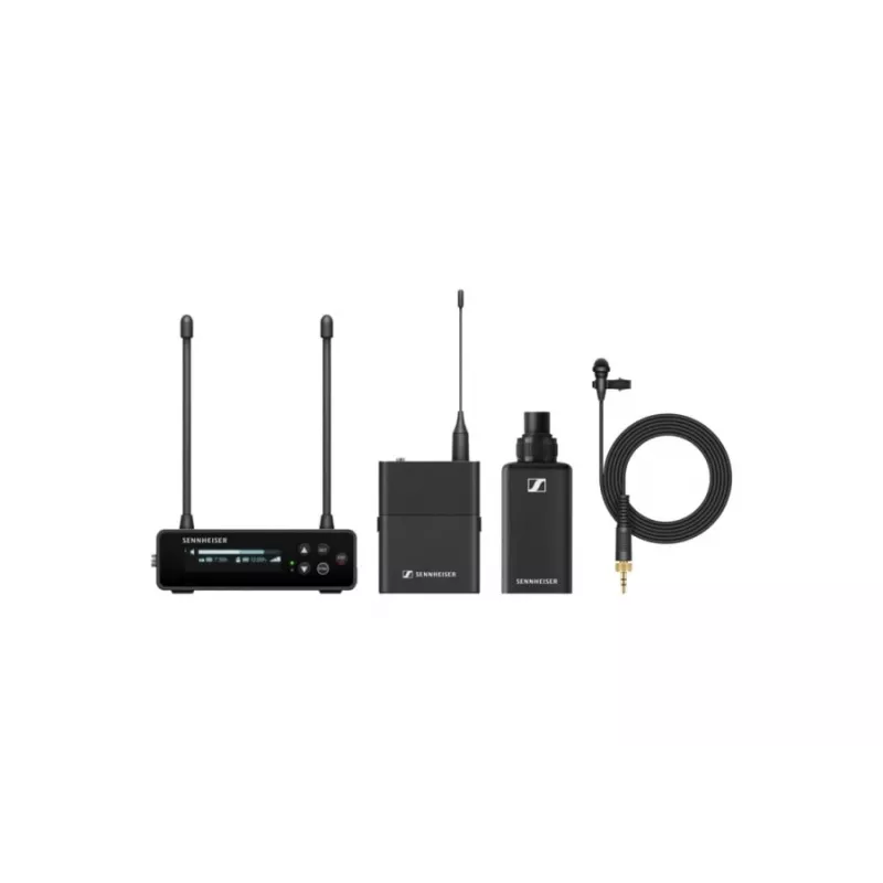 Sennheiser EW-DP ENG SET (R1-6) - Kamera-Set mit Plug-on-Sender und Miniatur-Sender mit ME 2 Mikrofon, 520–576 MHz