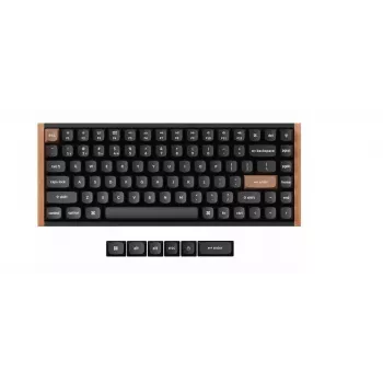 Kabellose mechanische Tastatur Keychron K2 Special Edition — kompaktes 75-%-Layout, RGB-Hintergrundbeleuchtung, Schwarz, Modell K2H-F1