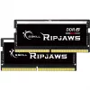 SO-DIMM 64 GB DDR5-5600 (2x 32 GB) Dual-Kit, Arbeitsspeicher schwarz, F5-5600S4040A32GX2-RS, Ripjaws, INTEL XMP
