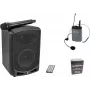 Drahtloses Mikrofon-Set Omnitronic WAMS-65BT mit Headset und wiederaufladbarer Batterie