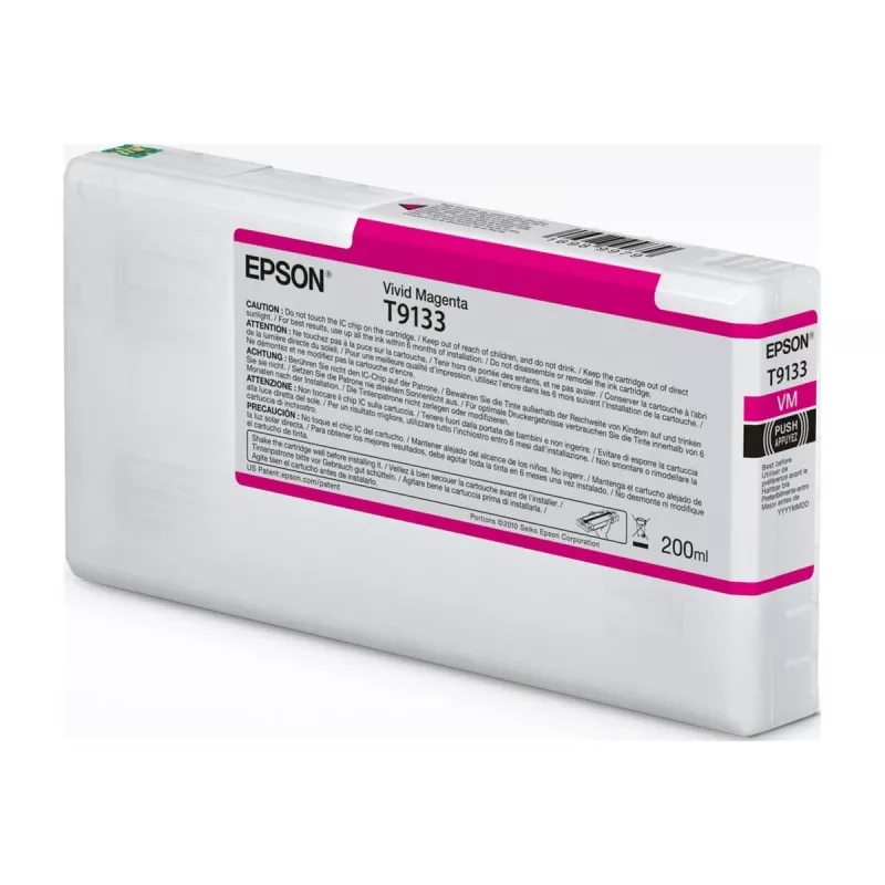 Tintenpatrone Epson T91330N Vivid Magenta – Original Epson T91330N, Vivid Magenta