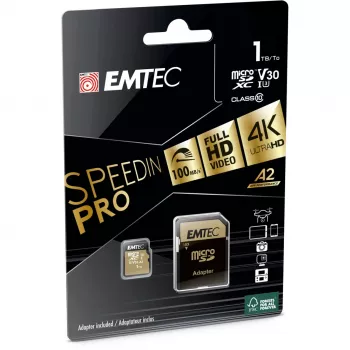 Emtec 1 TB MicroSDXC UHS-I Speicherkarte ECMSDM1TXC10SP