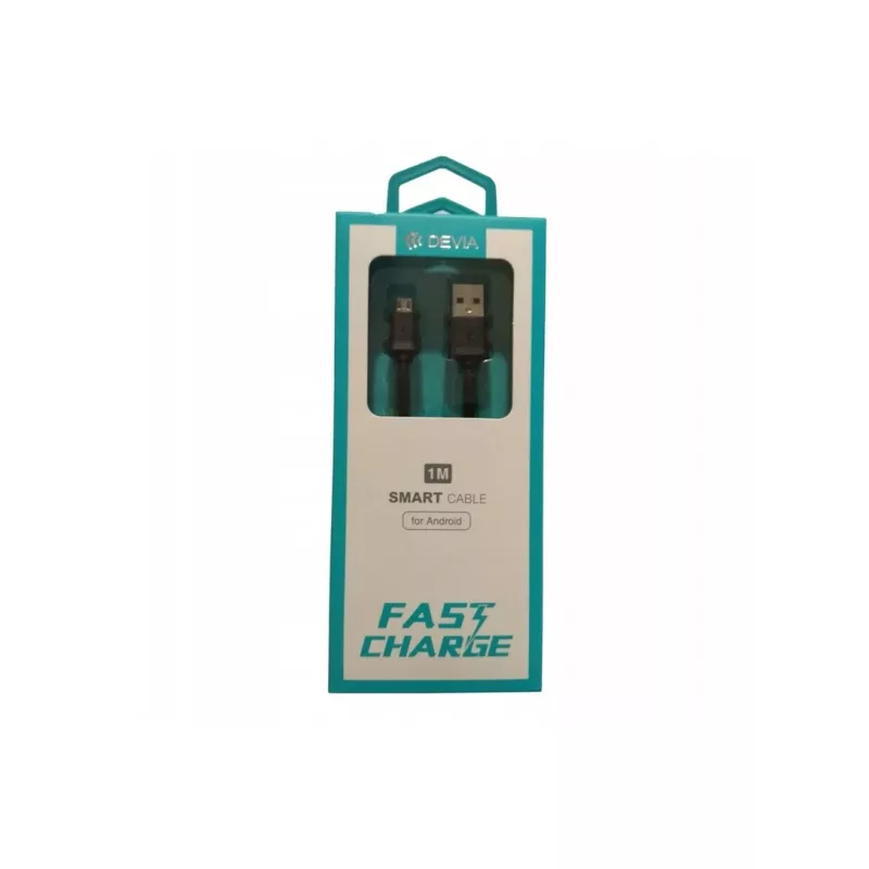 USB-Ladekabel Devia Micro Smart Series V2 5V 2,1A 1 m, schwarz
