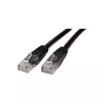 MediaRange - Netzwerkkabel - RJ-45 (M) - RJ-45 (M) - 15,0m - UUTP - (Kategorie 5e) - Schwarz (MRCS121)
