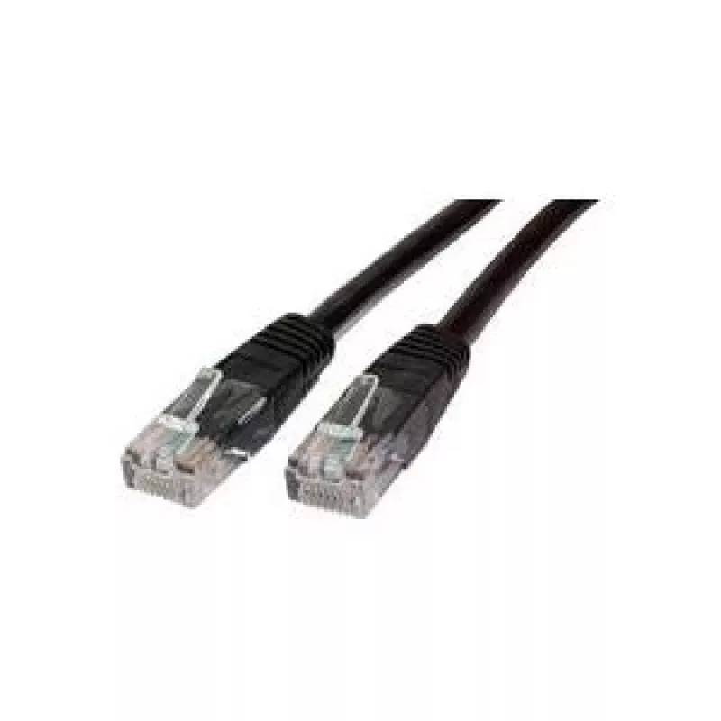 MediaRange - Netzwerkkabel - RJ-45 (M) - RJ-45 (M) - 15,0m - UUTP - (Kategorie 5e) - Schwarz (MRCS121)