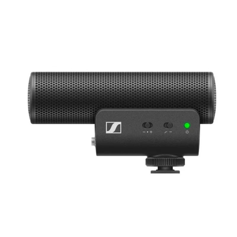 Sennheiser MKE 400 Mobile Kit - Kondensator-, Supernierenmikrofon mit Tiefpassfilter und Manfrotto-Stativ