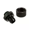 Fitting BitsPower BP-MBCPF-CC3U – Messing, schwarz lackiert für Computer-Kühlsysteme