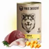 PAKA ZWIERZAKA Kaninchen und Wildschwein mit Kürbis - Nassfutter für Hunde - 400g