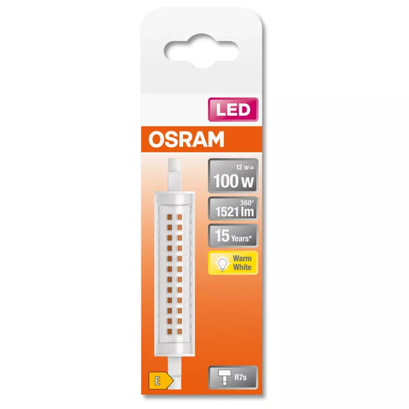 LEDvance Osram schlank LINE LED-Leuchtmittel 12 W R7s 1521 lm 2700 K