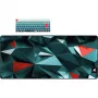 Tastatur Sharkoon SKILLER SGK50 S3 Design Bundle D1 grau-grün rot — kabelgebundene Gaming-Tastatur, kompaktes Layout