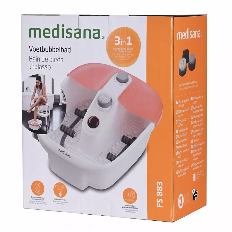 Medisana FS 883 Fußbad, orange/weiß, 80 W
