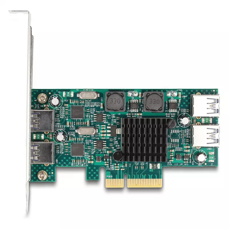 DeLOCK PCI Express x4-Karte 2 x USB 5 Gbit/s Typ-A 2 x intern USB