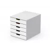 Durable VARICOLOR Mix 5 Aktenschrankbox Kunststoff Mehrfarbig Weiß 762527