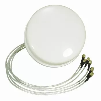 ALLNET-Antenne 2,4/5 GHz 4 dBi DualBand Spatial Diversity MIMO Deckenantenne HG2458-4SDC-RSP