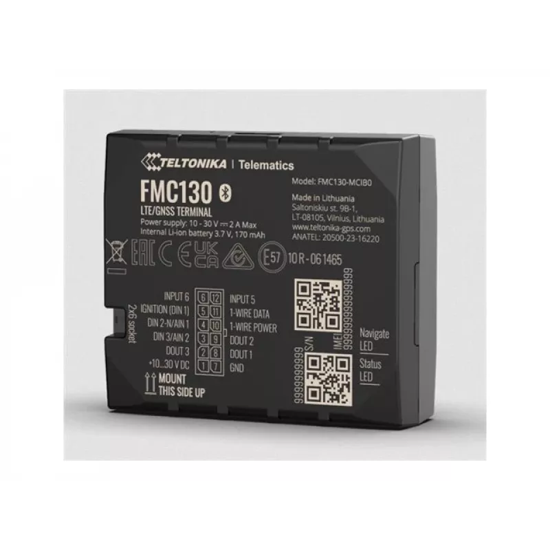 GPS Tracker Teltonika FMC130 Auto Schwarz 2,4GHz Wi-Fi 802.11b/g/n