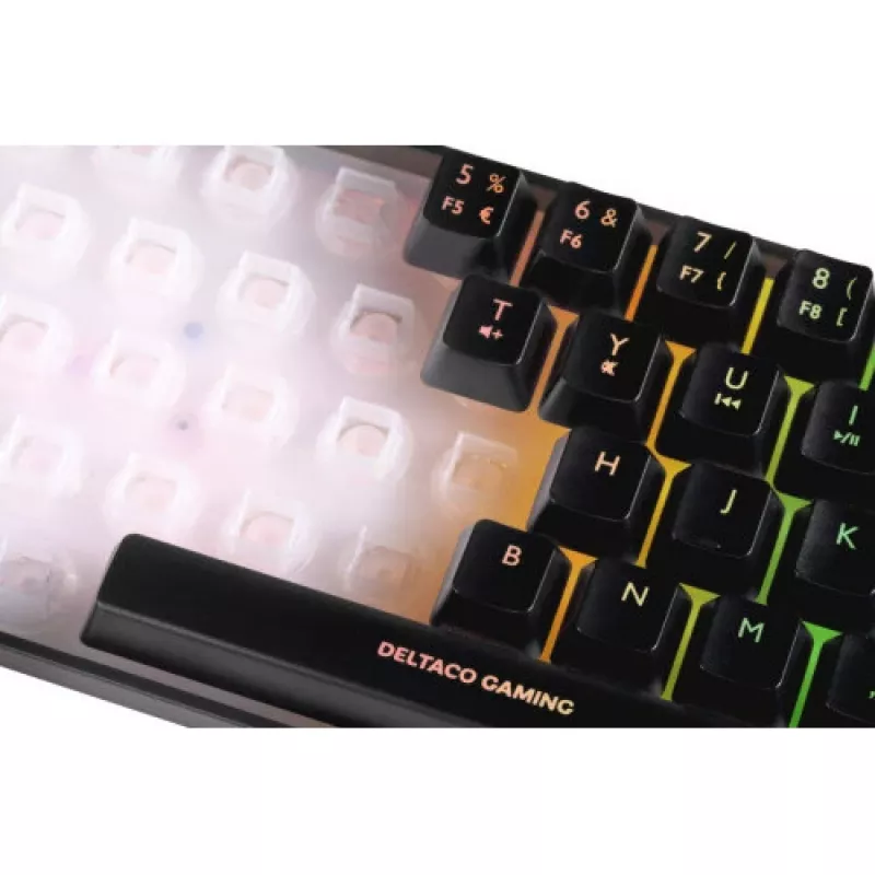 Deltaco Gaming-Tastatur DK240 mini 60% USB, RGB schwarz