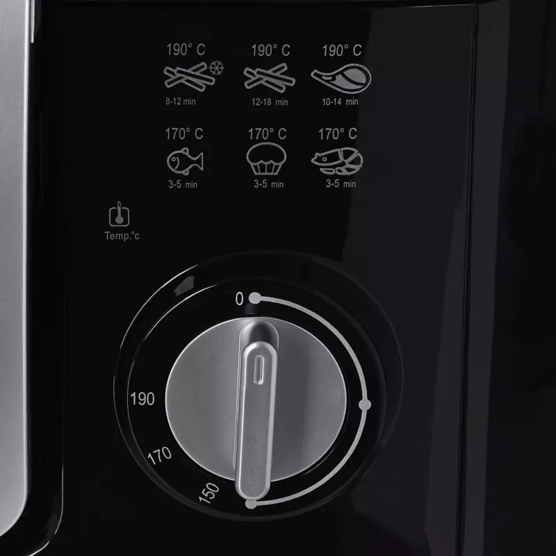 Fritteuse Mesko Home MS 4908 Single 2,5 L 1800 W Schwarz Grau