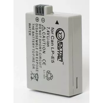 Batterie extra digital LP-E5 7,2V 1800mAh für Canon Kameras