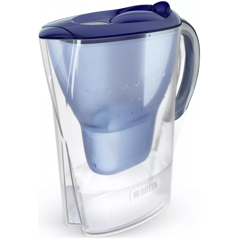 Wasserfilterkanne BRITA Marella XL, Tischfilter mit MAXTRA Kartuschen, 3,5 l Tank, 2 l Filterkapazität, blau