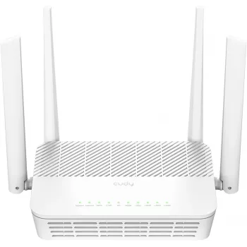 Wireless Router Cudy AX3000 (Wi‑Fi 6 Dualband 2,4/5 GHz, Gigabit Ethernet, 4x LAN, 2402+574 Mbit/s)