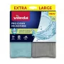 Reinigungstuch VILEDA Pro Clean universal mit aktiven Enzymen, grau, 2er-Pack, maschinenwaschbar