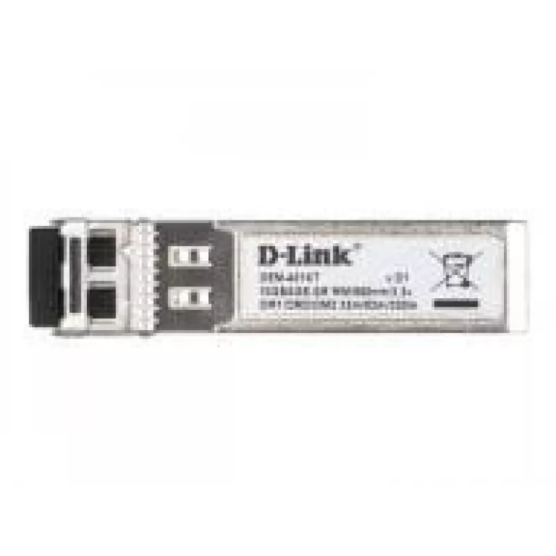 D-Link 10GBase-SR SFP+ Transceiver, 80/300m, Glasfaser, 10000 Mbit/s, SFP+, LC, 50/125, 62,5/125 µm, SR