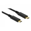 USB-Kabel DeLOCK 83042 USB 3.2 Gen 2 0,5 m USB C Schwarz
