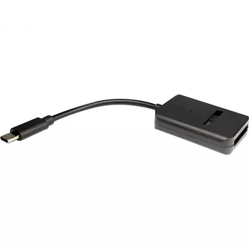 INTER-TECH Adapter M.2 auf USB Type-C K-1696-P2, Buchse M.2, Stecker USB-C, 5V, 37×54×12 mm, schwarz