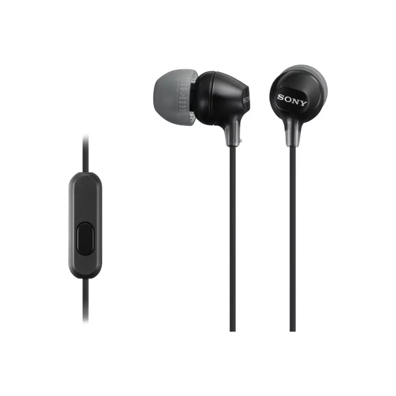 Sony MDR-EX15AP, kabelgebunden, 8 - 22000 Hz, Anrufe/Musik, 3 g, Headset, schwarz