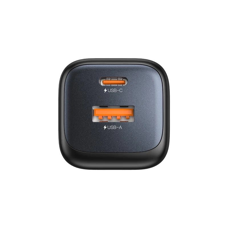 Wandladegerät Unitek P1128ABK01-EU – 2-Port GaN USB‑C & USB‑A, insgesamt 20W, schwarz