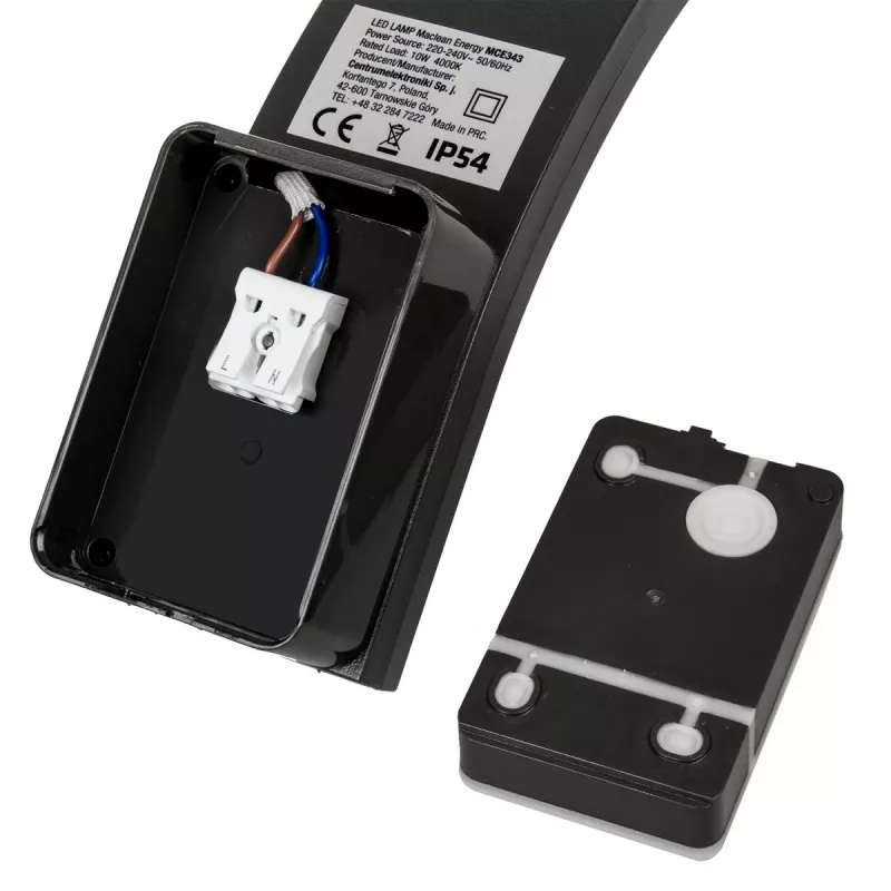 Wandleuchte MACLEAN MCE343 LED modernes Design, Außenfassadenleuchte, Modell MCE343 B