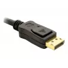 DisplayPort-Kabel DeLOCK 82423 1 m Stecker zu Stecker Schwarz