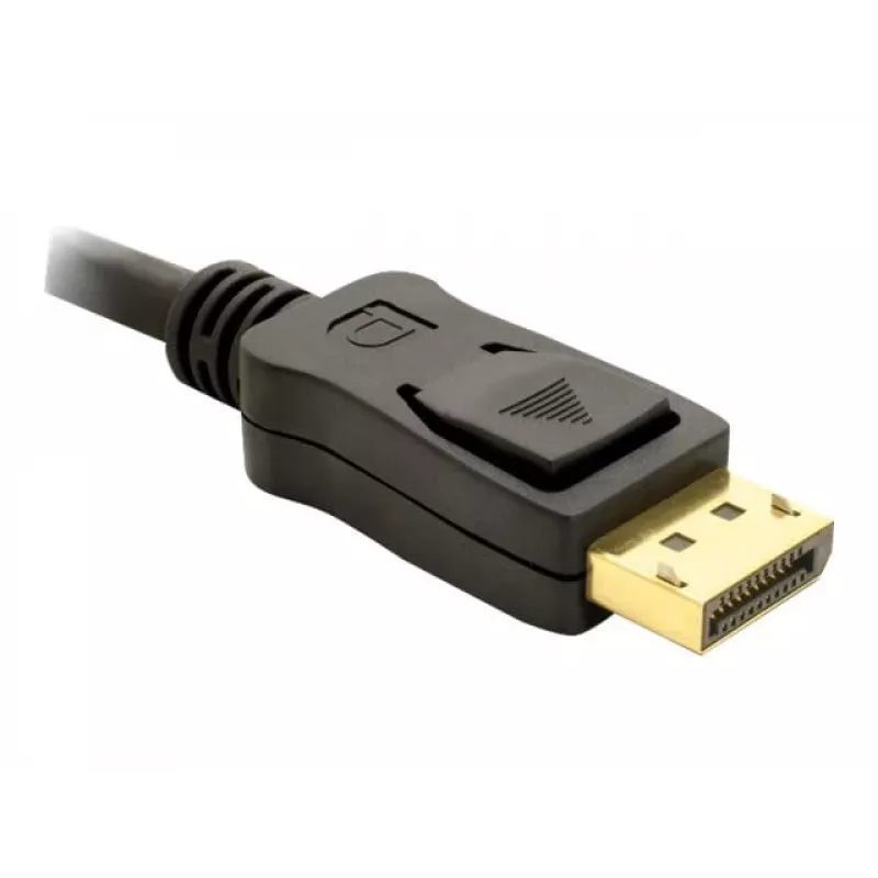 DisplayPort-Kabel DeLOCK 82423 1 m Stecker zu Stecker Schwarz