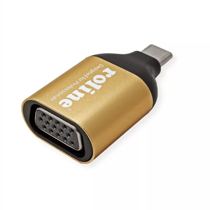 ROLINE 12.03.3233 USB-Grafikadapter 1920 x 1080 Pixel Gold (12.03.3233)