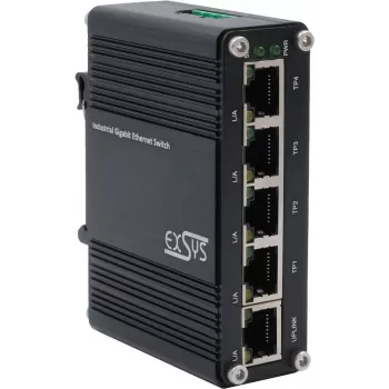 Ethernet-Switch Exsys EX-62020 — 5-Port 10/100/1000Tx Gigabit Unmanaged Switch