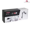 Schreibtisch-Monitorhalterung MACLEAN MC-775 für 32 Zoll (81,3 cm) Bildschirme, VESA 75x75–100x100, bis 8 kg, grau