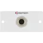 Steckdose Kindermann 7444000417 6,35 mm Aluminium